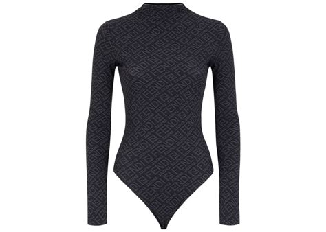 skims fendi bodysuit black